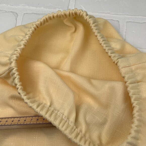 Pablo Skirt Suit Women 10P Yellow Floral Eyelet Secretary Summer‎ 60s 70s VTG - Picture 12 of 15